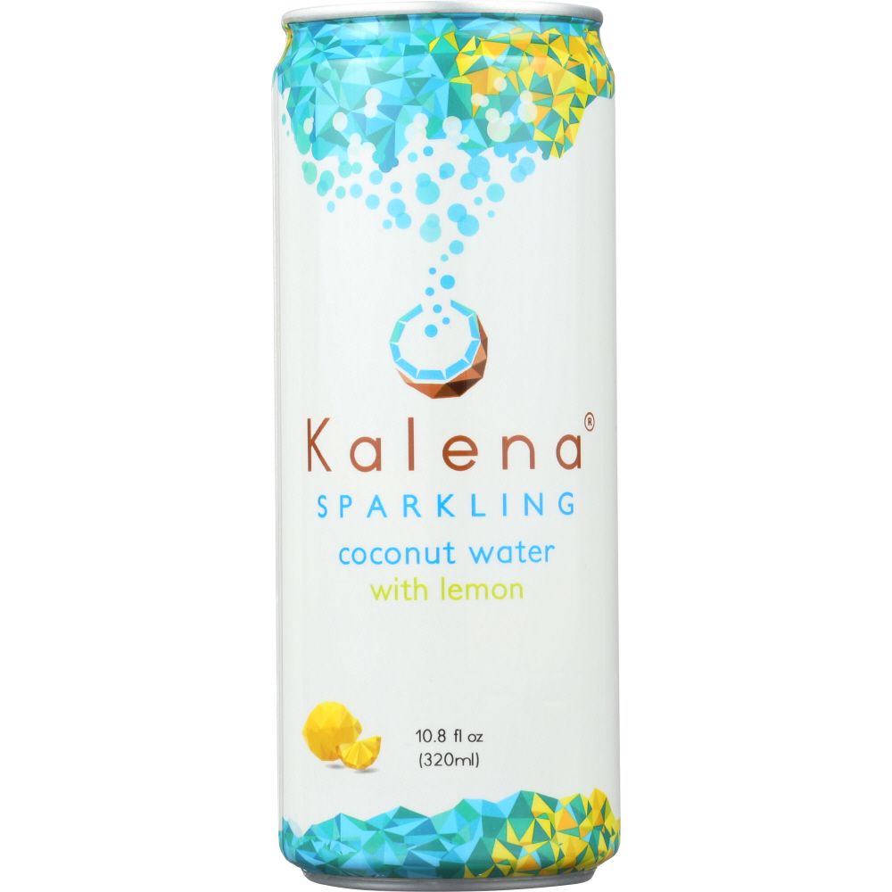 KALENA SPARKLING COCONUT WATER: Sparkling Lemon Coconut Water, 10.8 oz