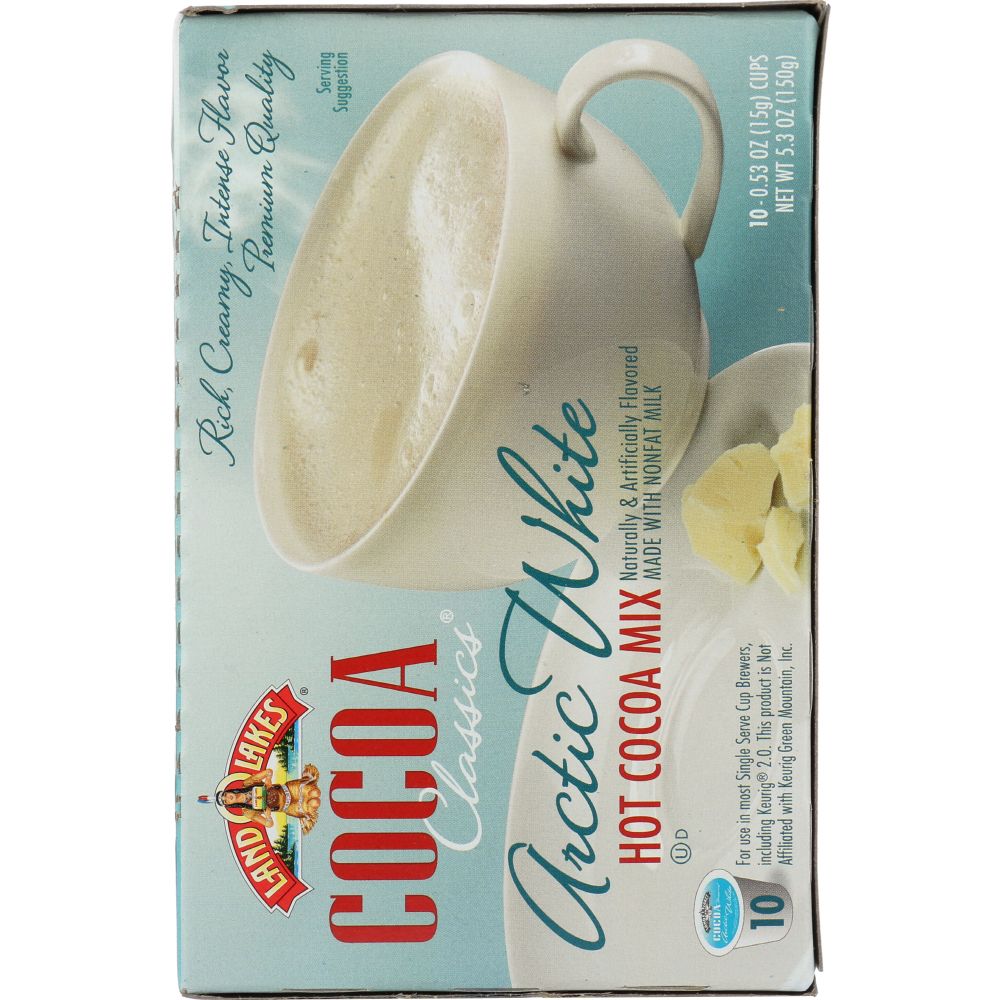 LAND O LAKES: Cocoa Single Serve Artic White 10 Counts, 5.3 oz