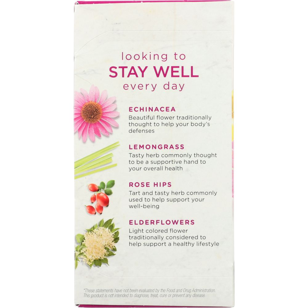 BIGELOW: Benefits Lemon and Echinacea Herbal Tea 18 Bags, 1.15 oz
