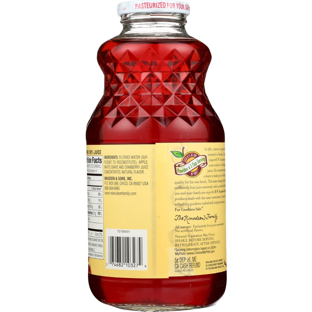R.W. KNUDSEN FAMILY: Natural Cranberry Nectar, 32 oz