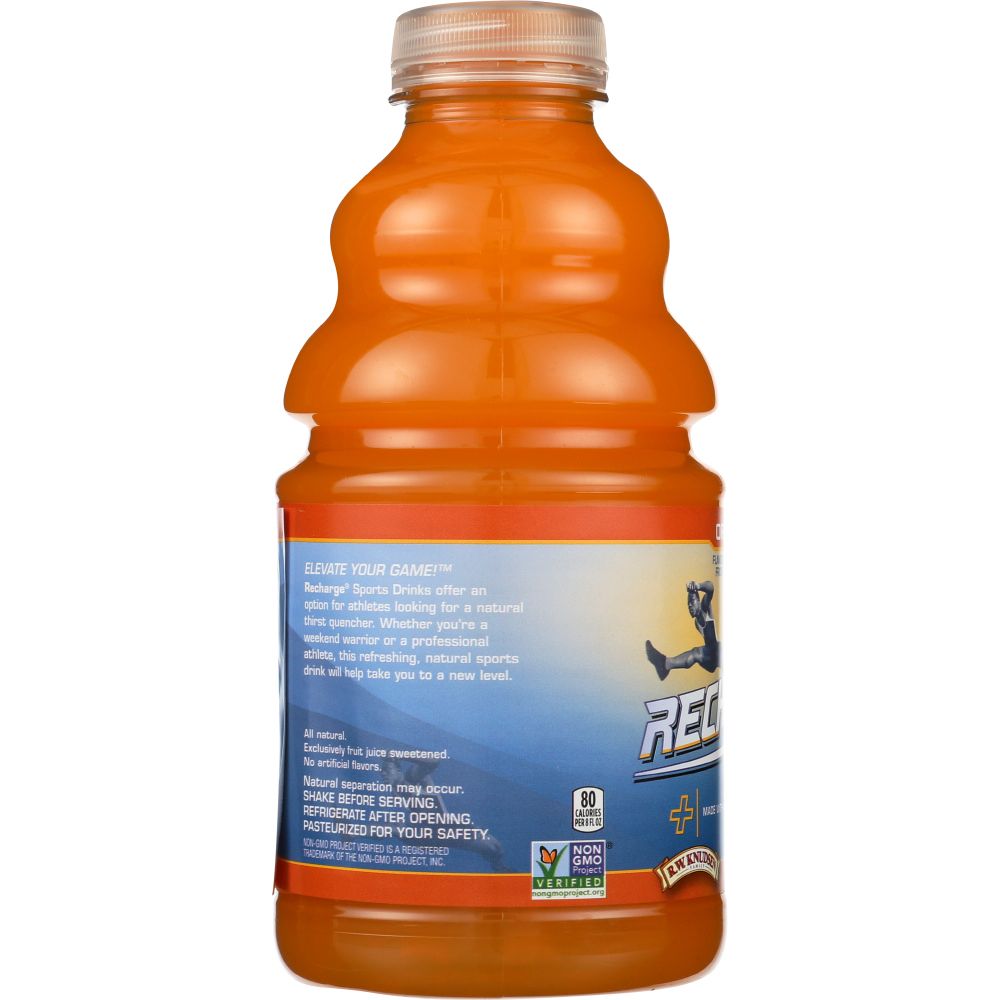 R.W. KNUDSEN: Recharge Orange Sports Drink, 32 fo