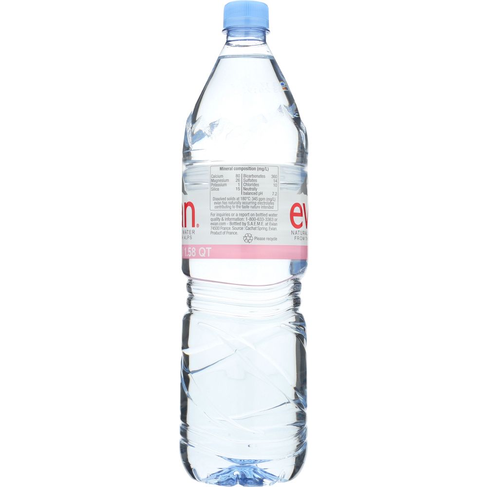 EVIAN: Spring Water, 1.5 lt