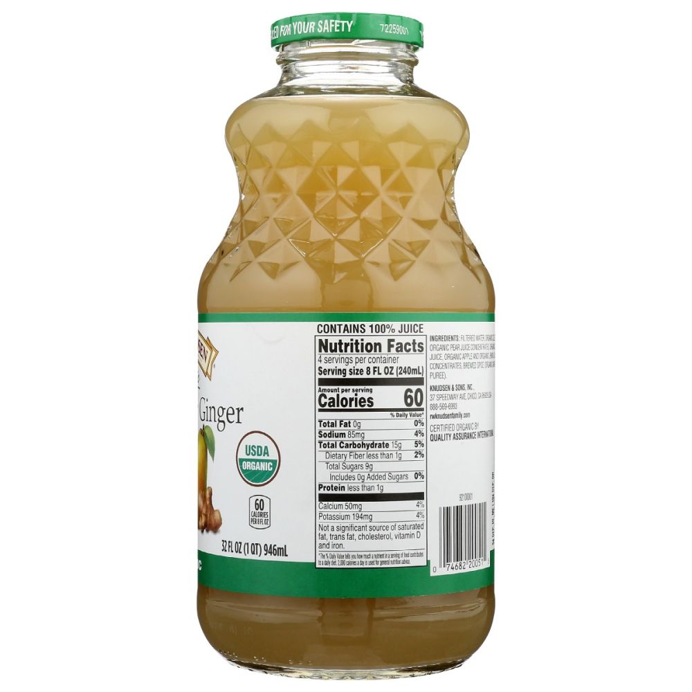 KNUDSEN: Juice Celery Pear Ginger, 32 fo