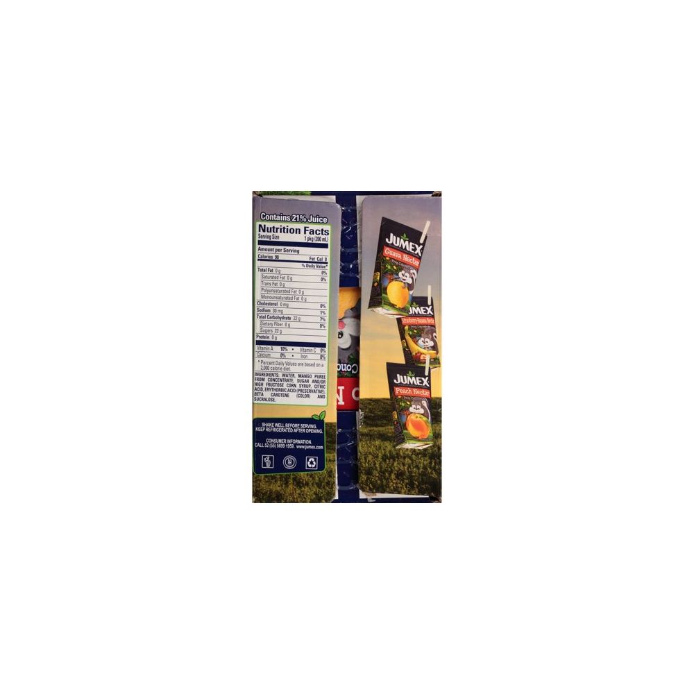 JUMEX: Juice Tetra Pouch Mango, 10 Packs, 67.6 oz