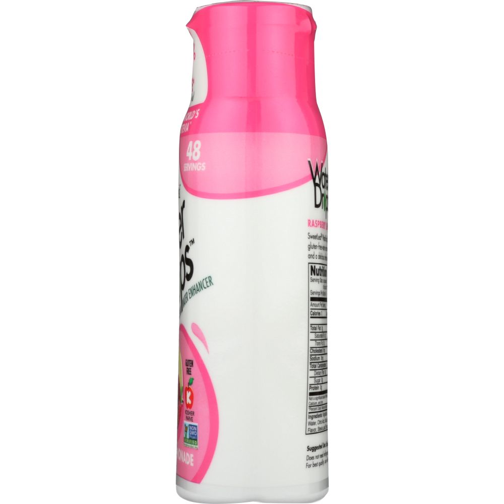 SWEETLEAF STEVIA: Water Drop Raspberry Lemon, 1.62 fo