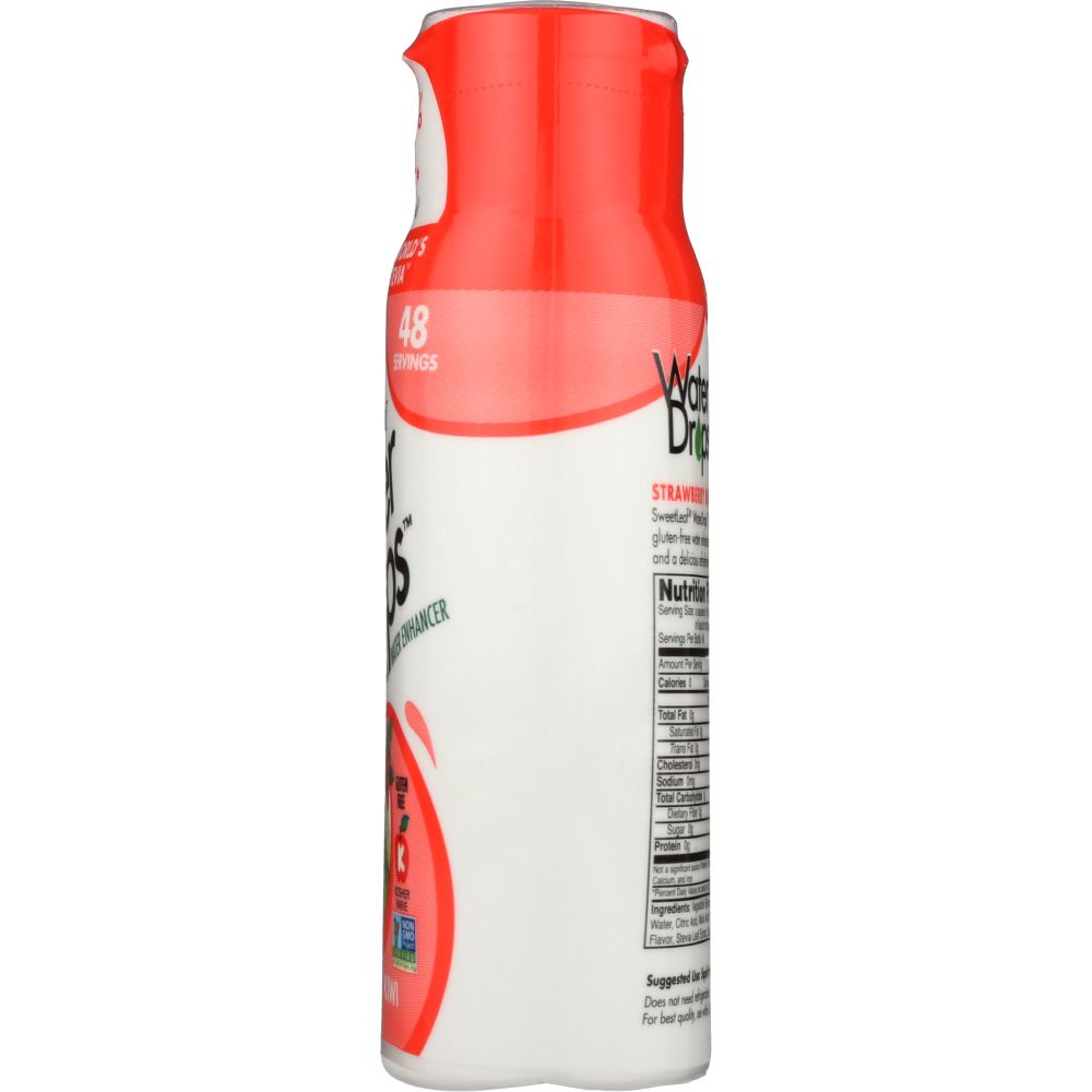 SWEETLEAF STEVIA: Water Drop Strawberry Kiwi, 1.62 fo