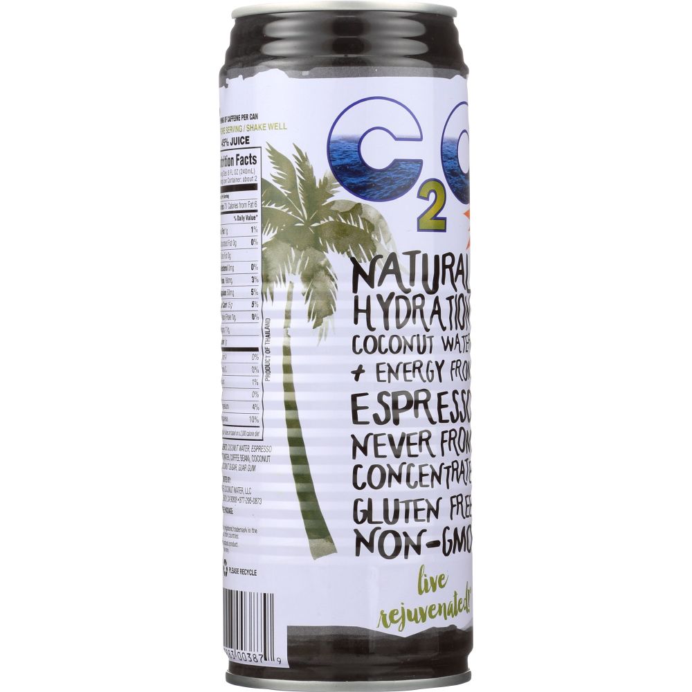 C20: Water Coconut Pure with Espresso, 17.5 oz
