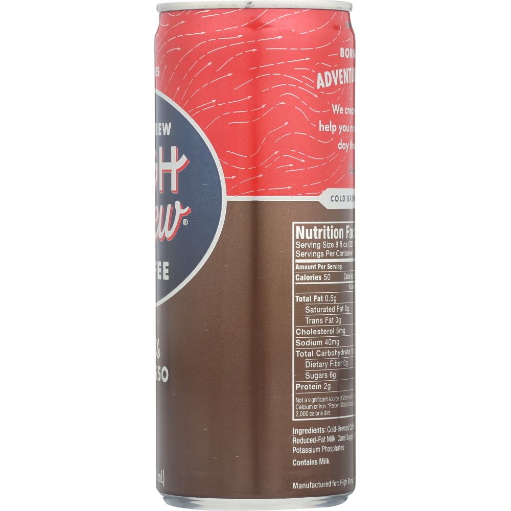 HIGH BREW: Cold-Brew Coffee Double Espresso, 8 oz