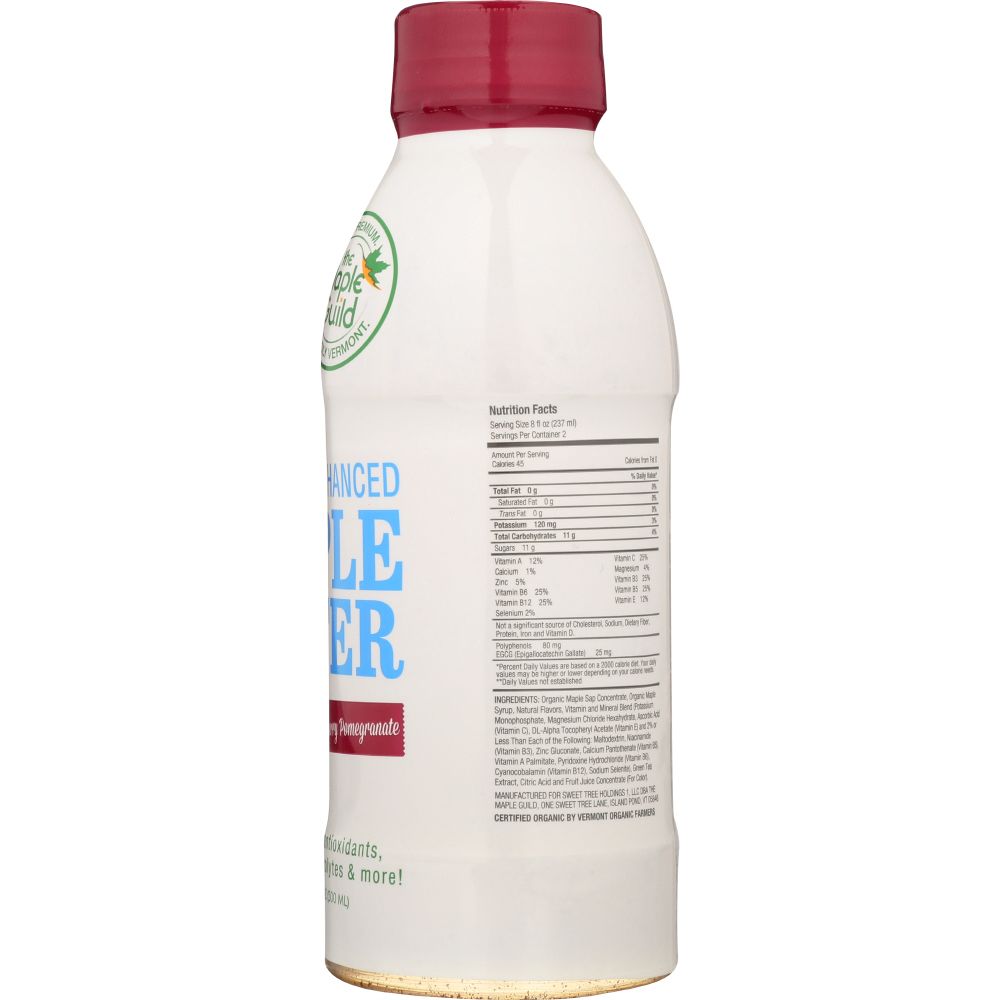 THE MAPLE GUILD: Enhanced Water Maple Cranberry Pomegranate, 16.9 fo