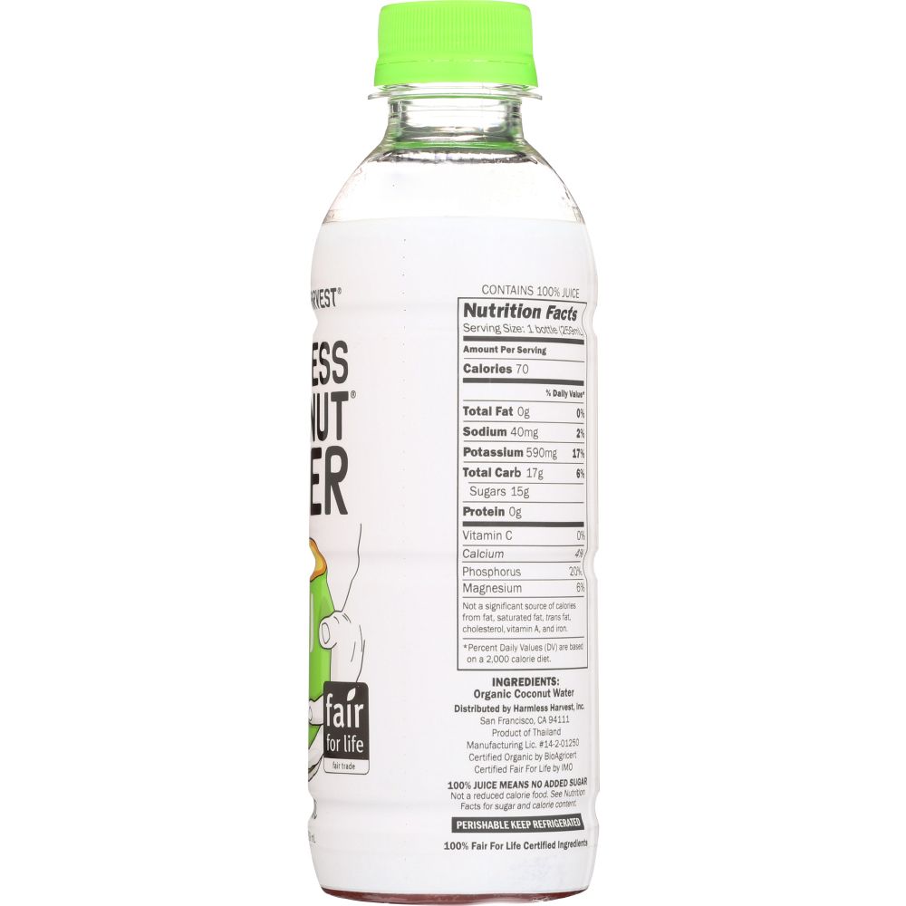 HARMLESS HARVEST: Coconut Water, 8.75 oz