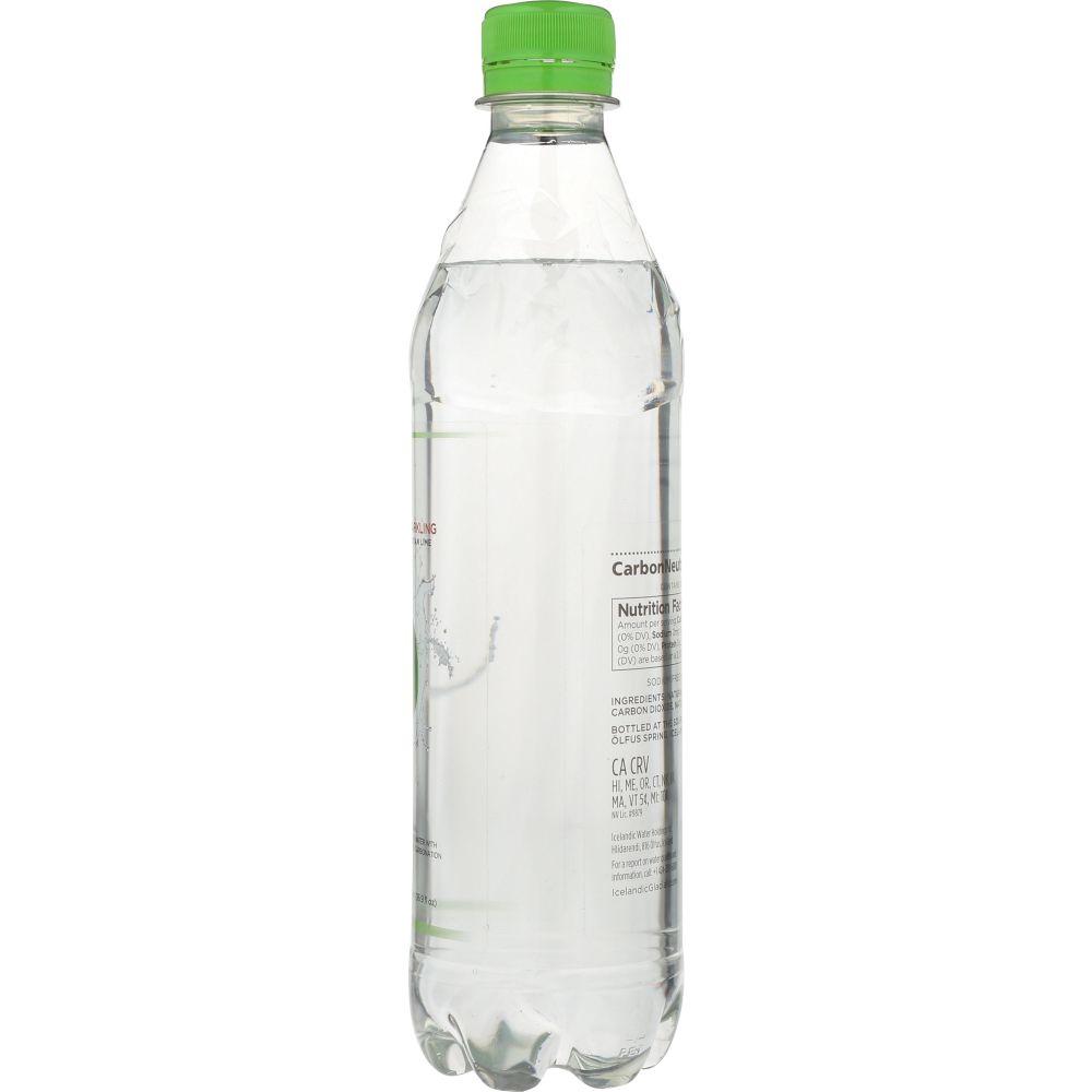 ICELANDIC GLACIAL: Tahitian Lime Sparkling Water, 16.9 fl oz