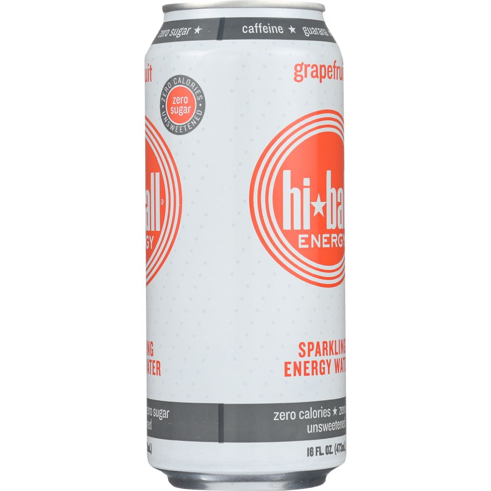 HI BALL ENERGY: Grapefruit Sparkling Energy Water, 16 oz
