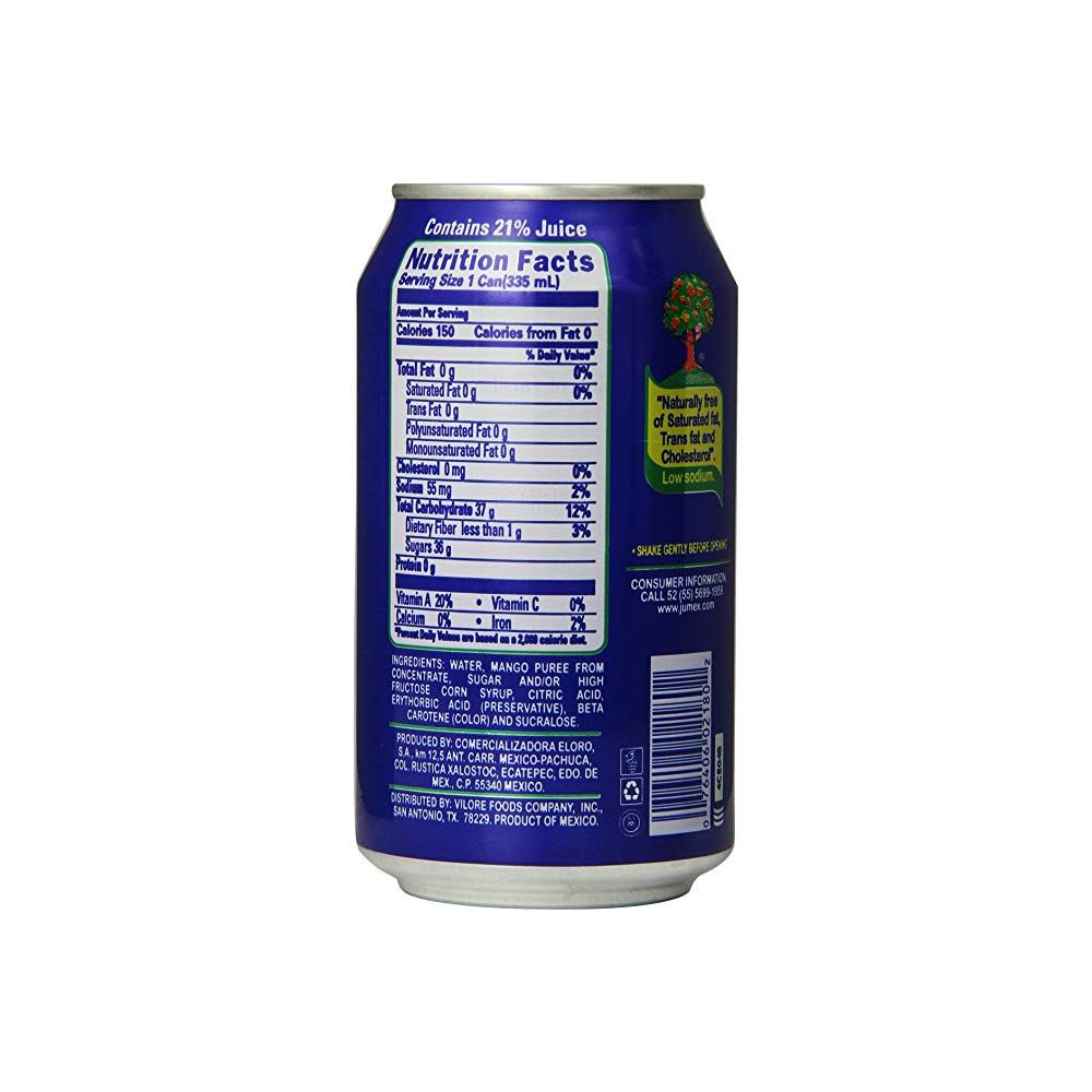JUMEX: Nectar Mango Peach 12 Pack, 135.60 fo