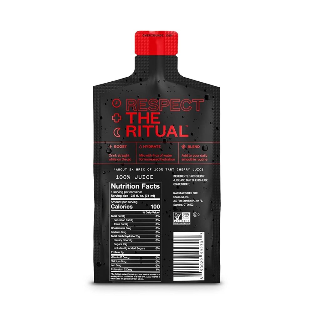 CHERIBUNDI: Tart Cherry Pure Concentrate Juice, 2.5 fo