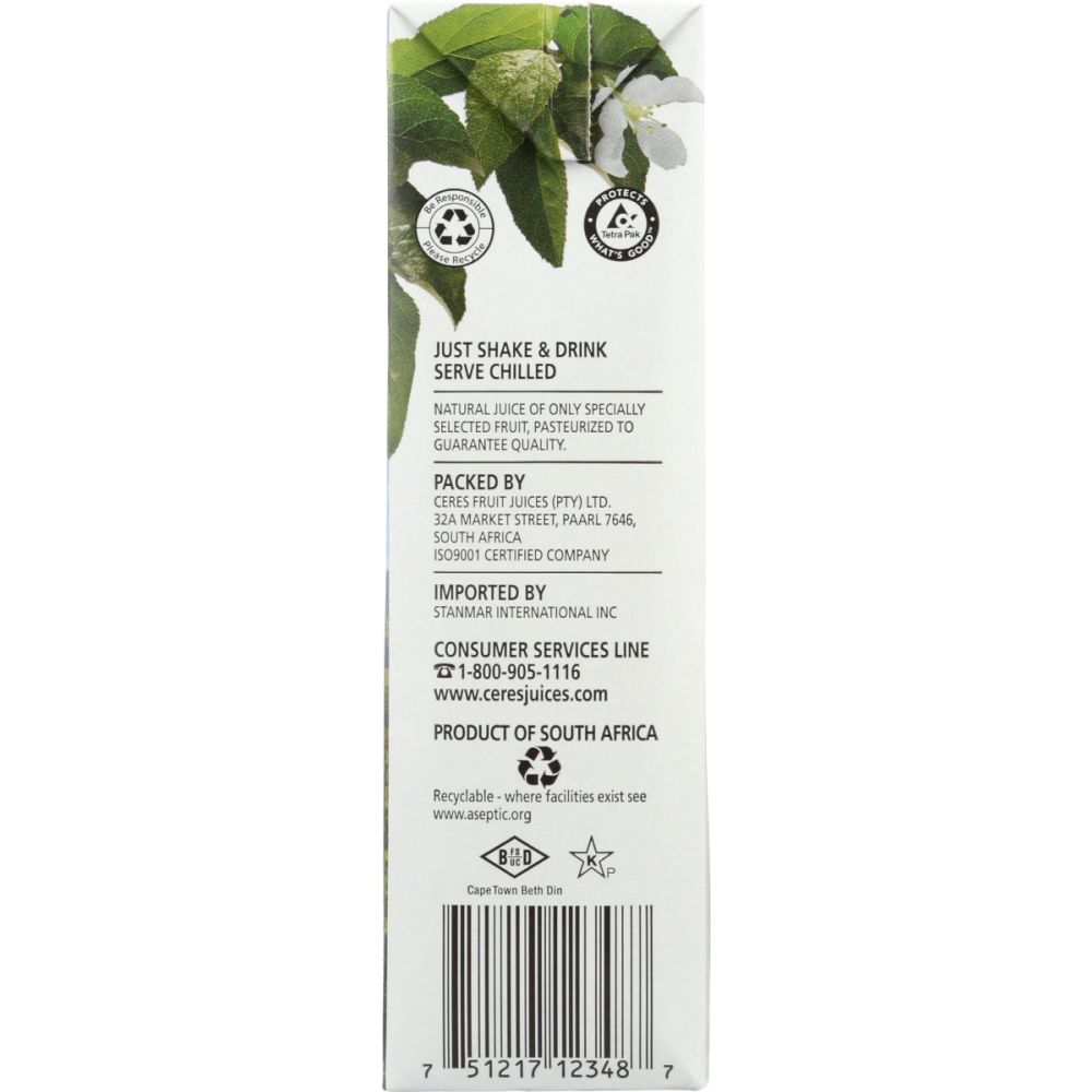 CERES: Peach Juice, 33.8 fo