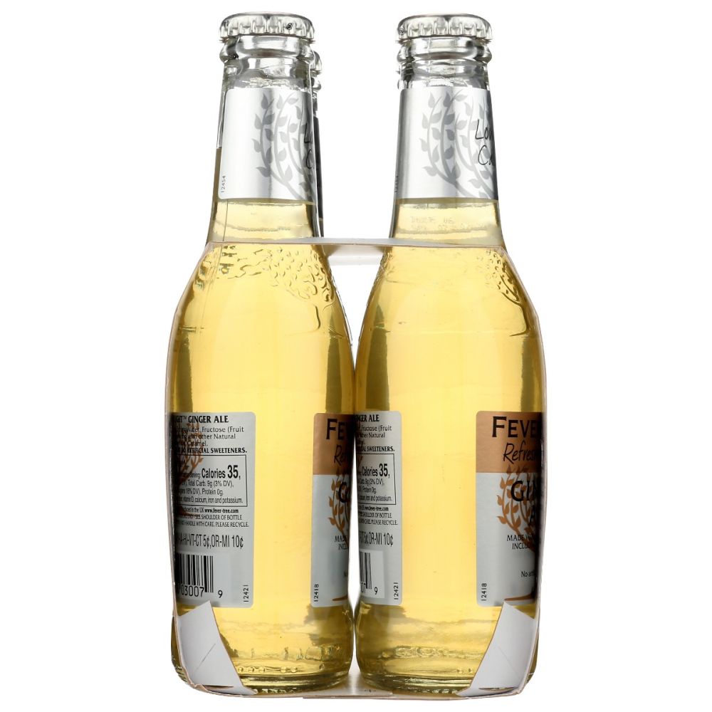 FEVER TREE: Refreshingly Light Ginger Ale, 27.2 fo
