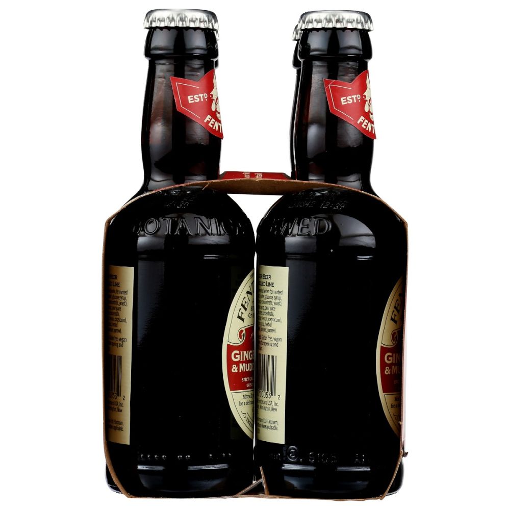 FENTIMANS: Mixer Ginger Beer Muddled Lime 4 pk, 26.8 fo