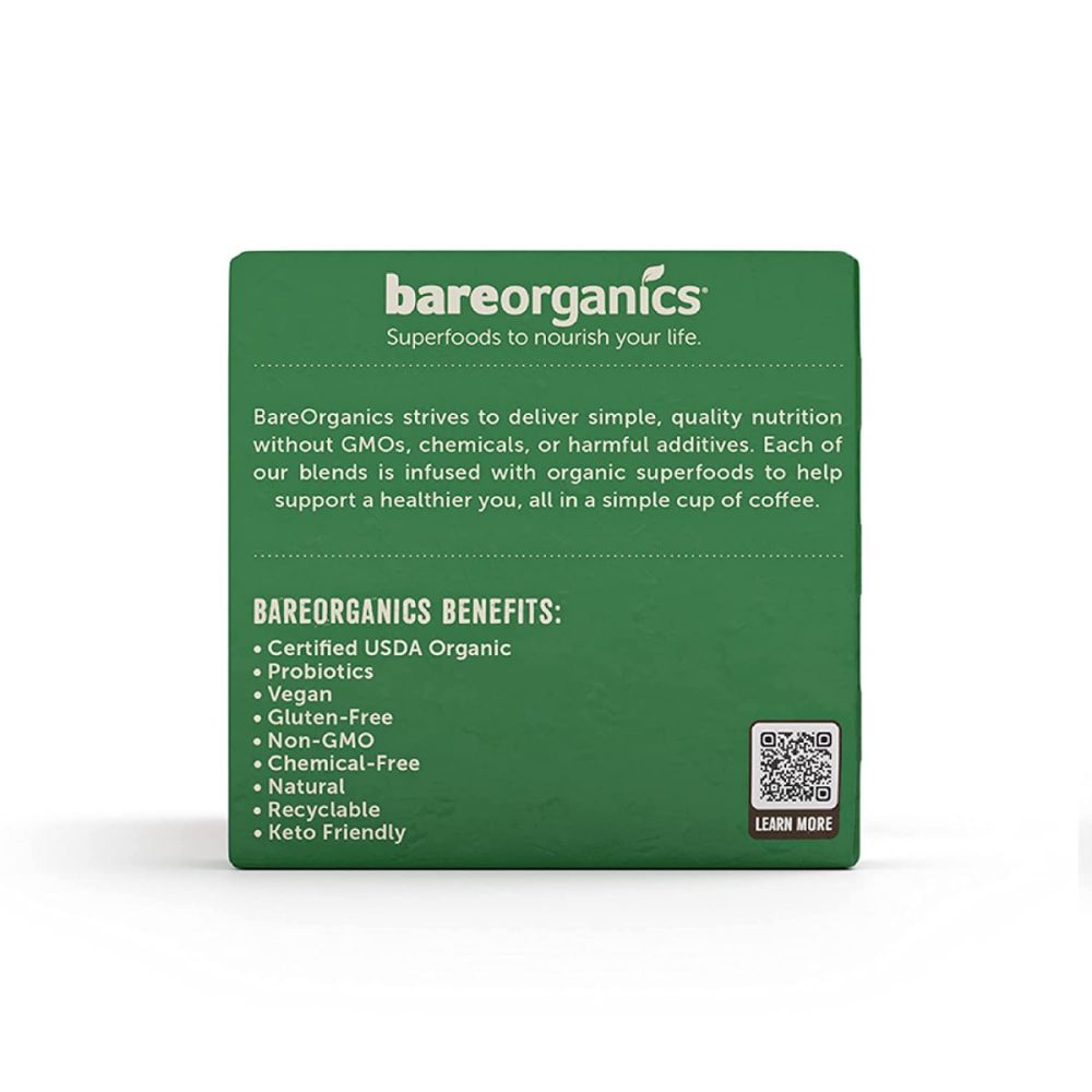 BAREORGANICS: Coffee Superfoods Energizing, 4.1 oz