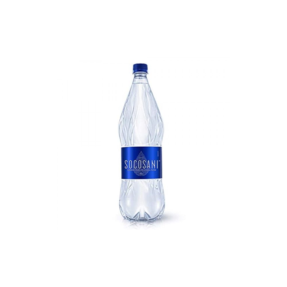 SOCOSANI: Sparkling Mineral Water RPET, 33.8 fo