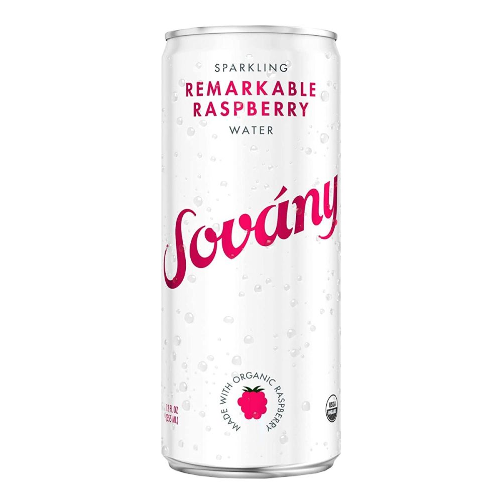 SOVANY: Remarkable Raspberry Sparkling Water 4pk, 48 fo