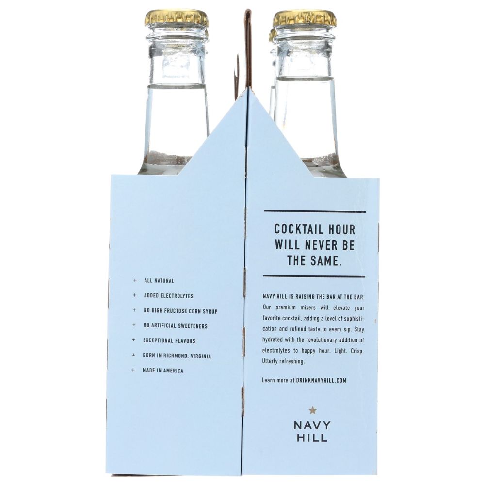 NAVY HILL: Club Soda 4 Count, 33.8 fo