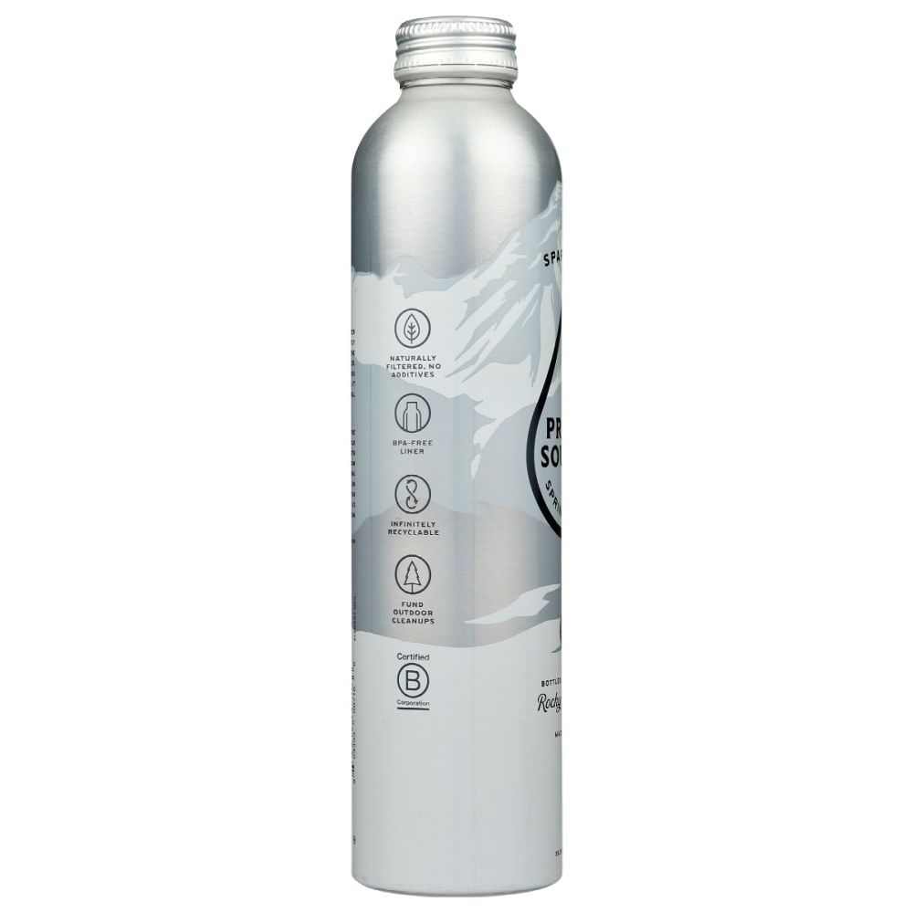 PROUD SOURCE: Rocky Mountains Sparkling Spring Water, 25.3 fo