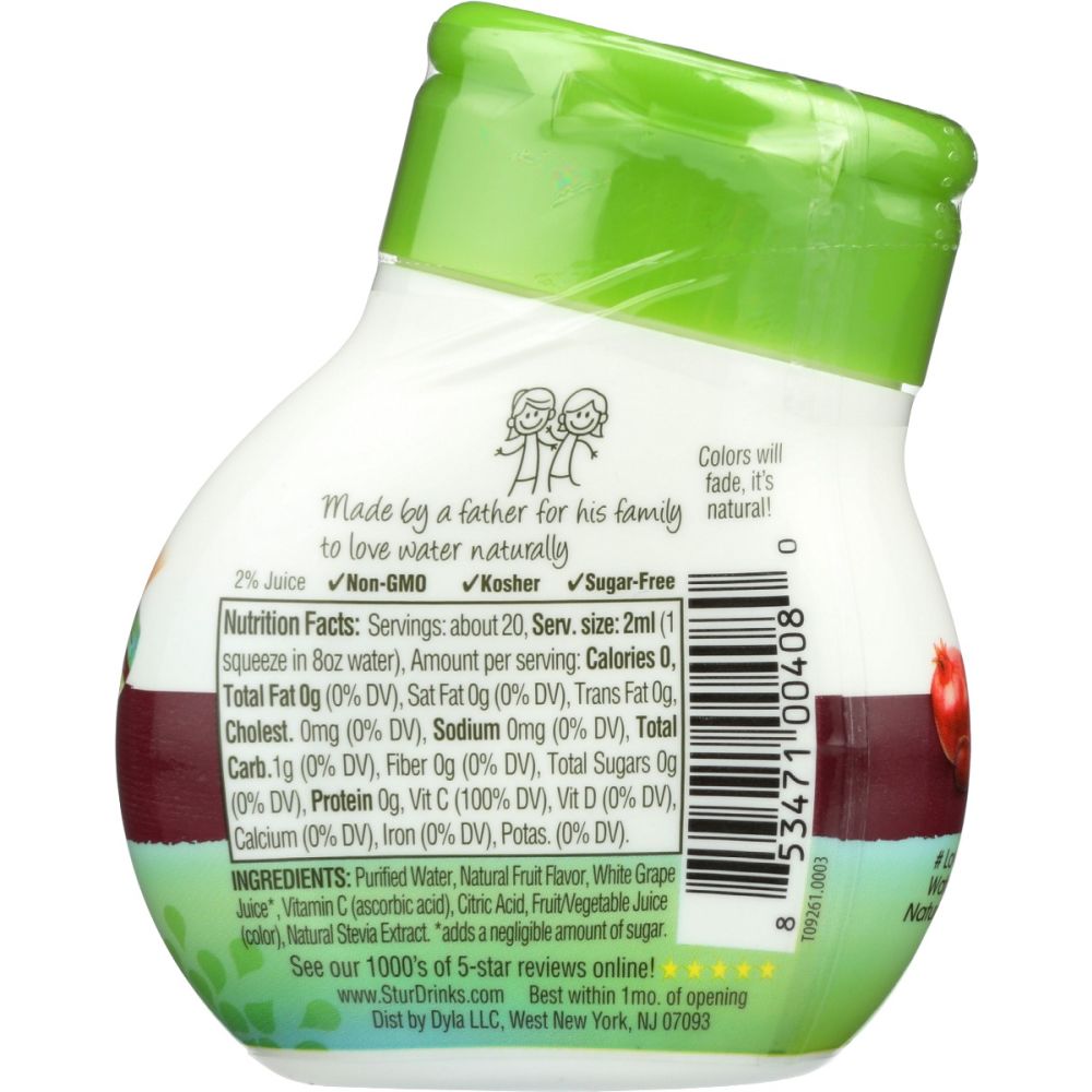 STUR: Pomegranate Cranberry Liquid Water Enhancer, 1.62 oz