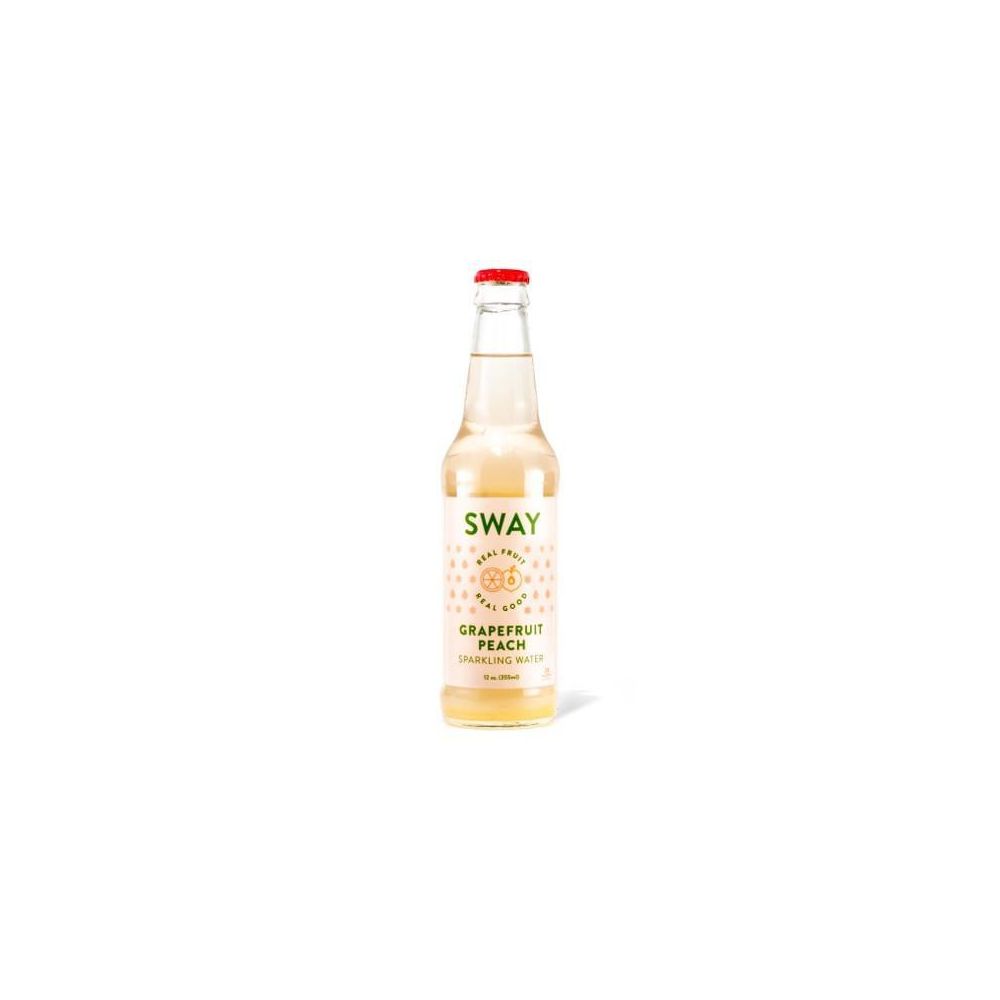 SWAY WATER: Grapefruit Peach Sparkling Water, 12 fl oz