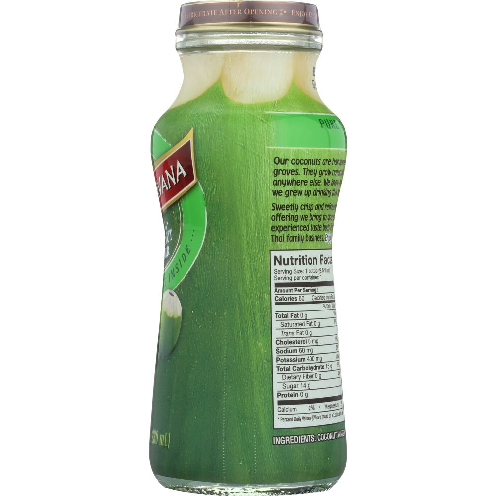 TASTE NIRVANA: Real Coconut Water, 9.5 oz