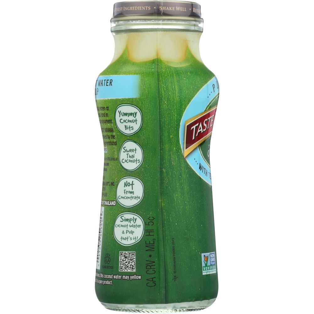 TASTE NIRVANA: Coconut Water with Pulp, 9.5 oz