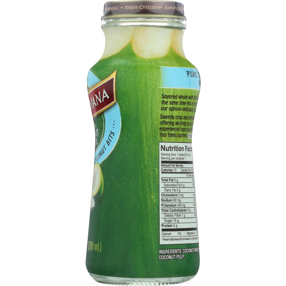 TASTE NIRVANA: Coconut Water with Pulp, 9.5 oz