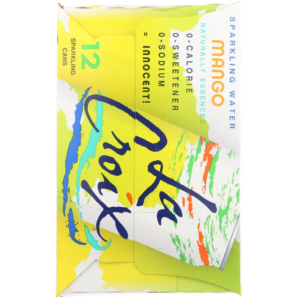 LACROIX: 100% Natural Sparkling Water Mango 12 Cans,144 oz