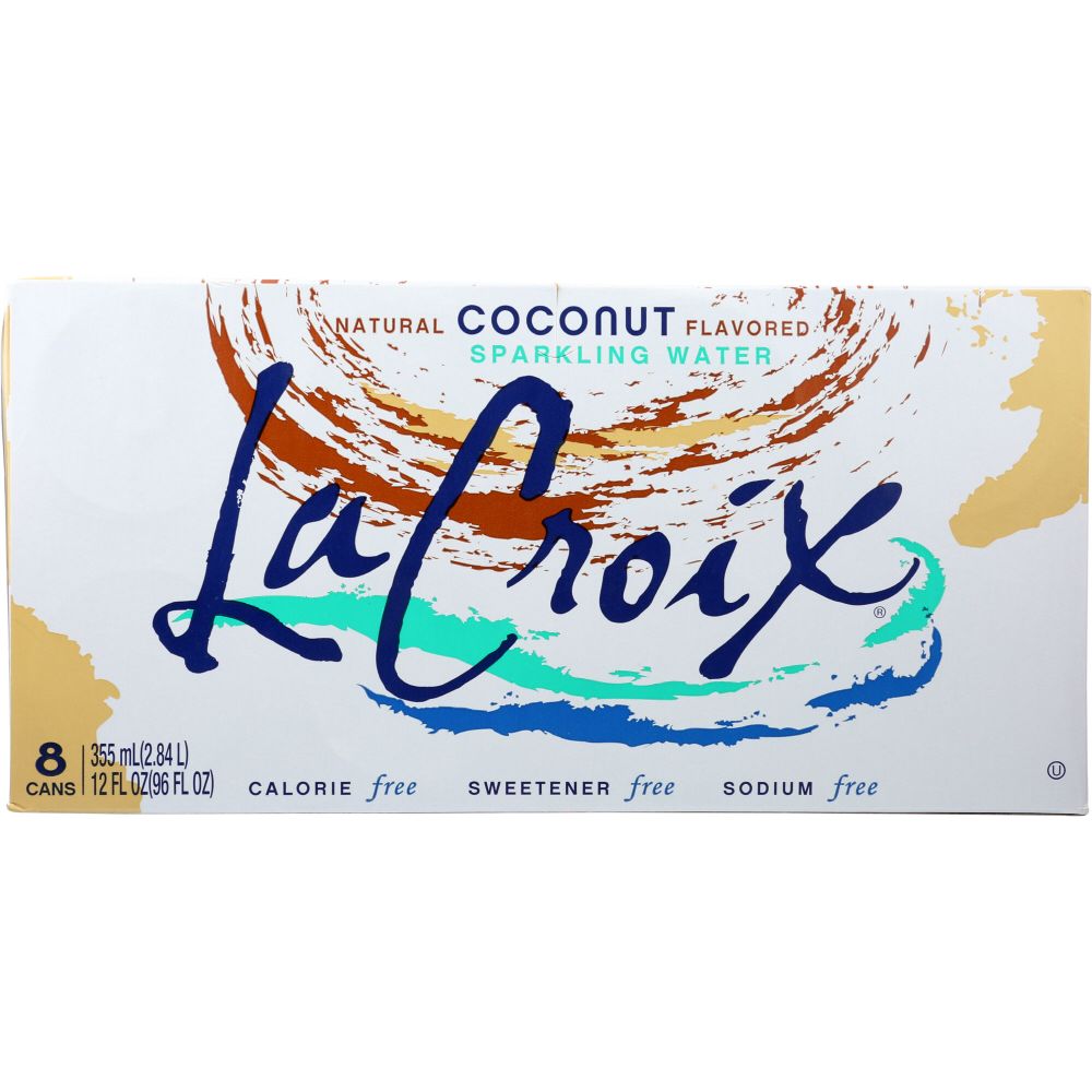 LA CROIX: Coconut Sparkling Water 8 Pack, 96 Oz