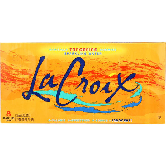 LA CROIX: Tangerine Sparkling Water, 96 Oz