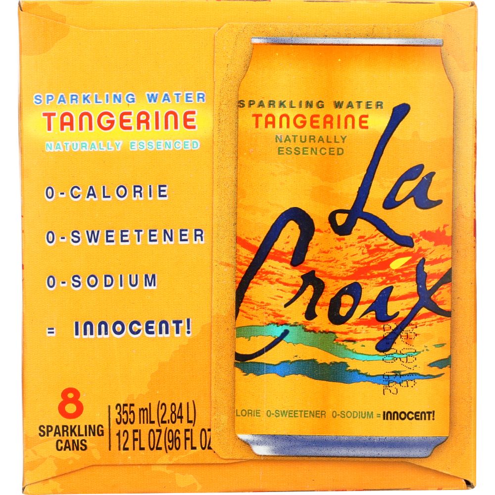 LA CROIX: Tangerine Sparkling Water, 96 Oz