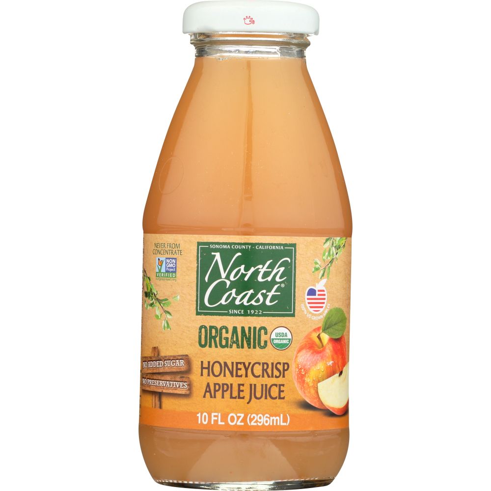 NORTH COAST: Organic Honeycrisp Apple Juice, 10 fl oz