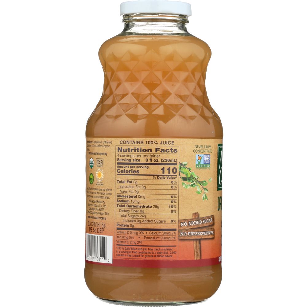 NORTH COAST: Cider Apple Organic, 32 oz