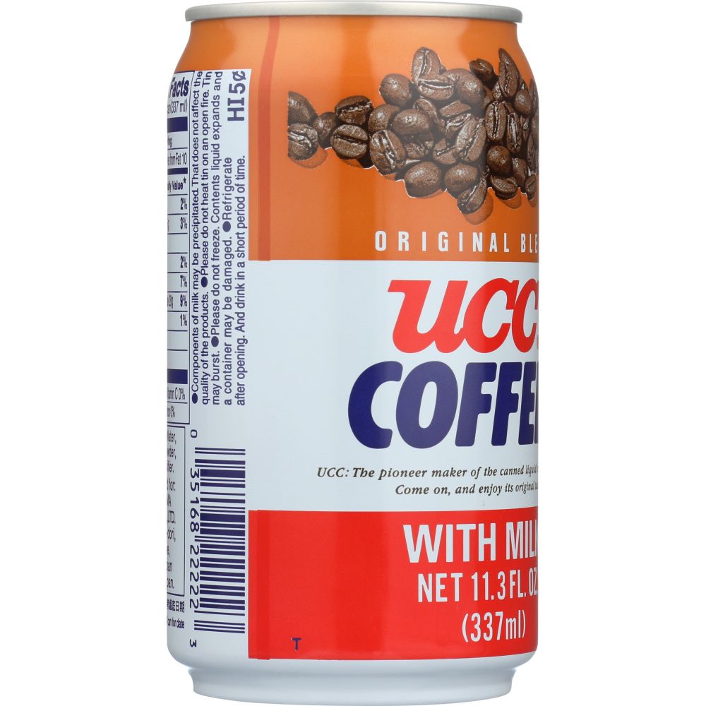 UCC: Ready to Drink Original Blend Coffee with Milk, 11.3 fl oz