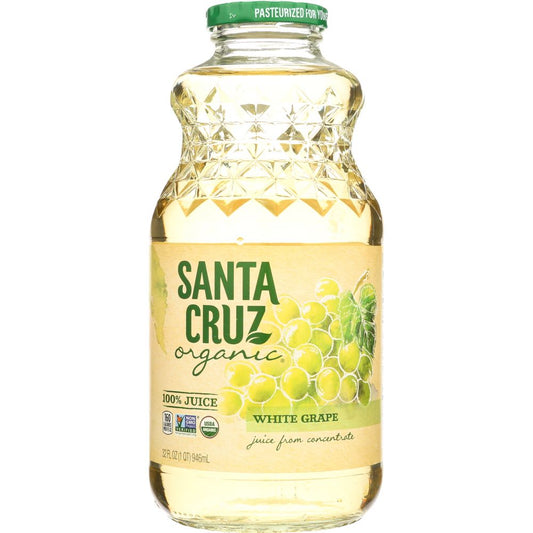 SANTA CRUZ: Organic White Grape Juice, 32 Oz