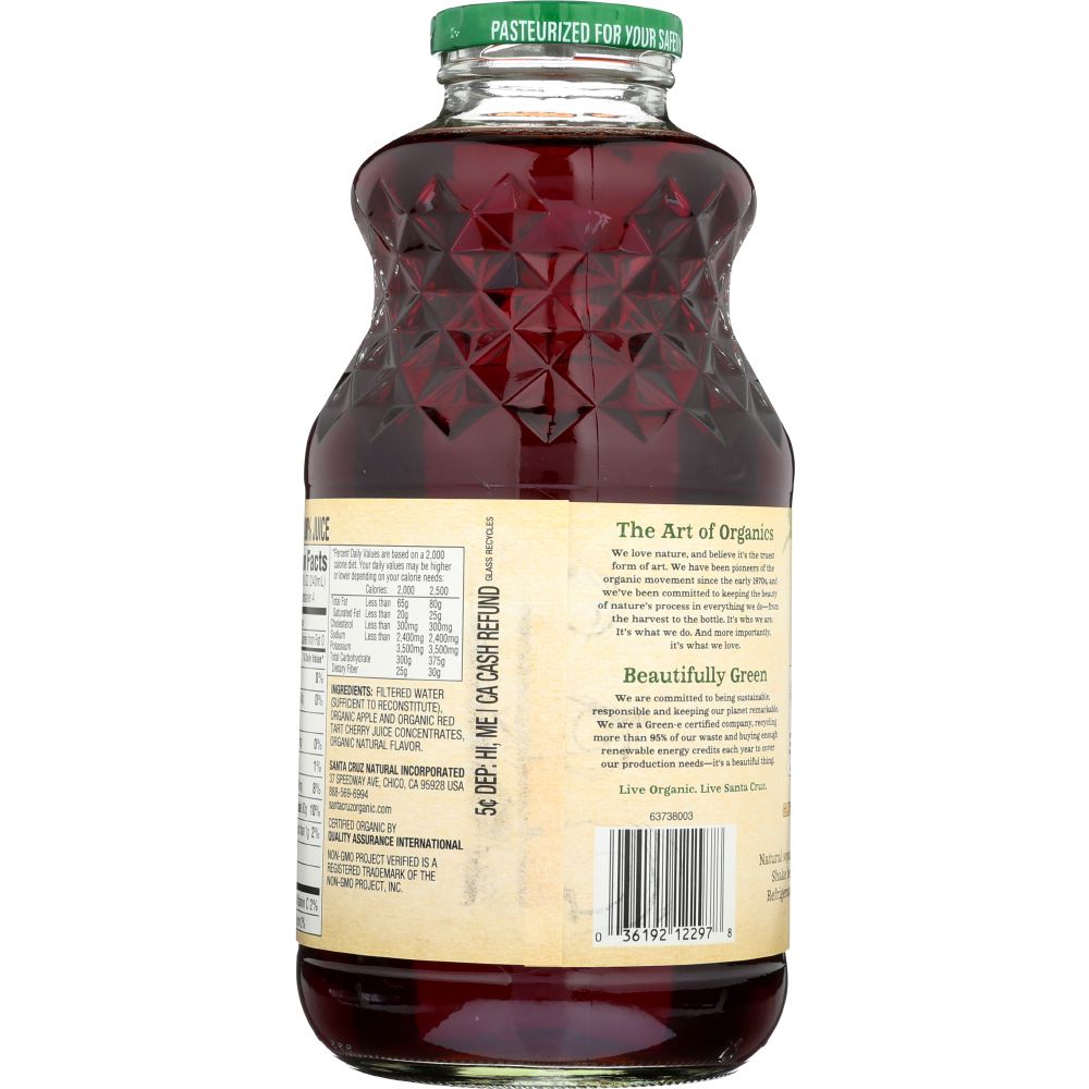 SANTA CRUZ: Organic Red Tart Cherry Juice, 32 oz