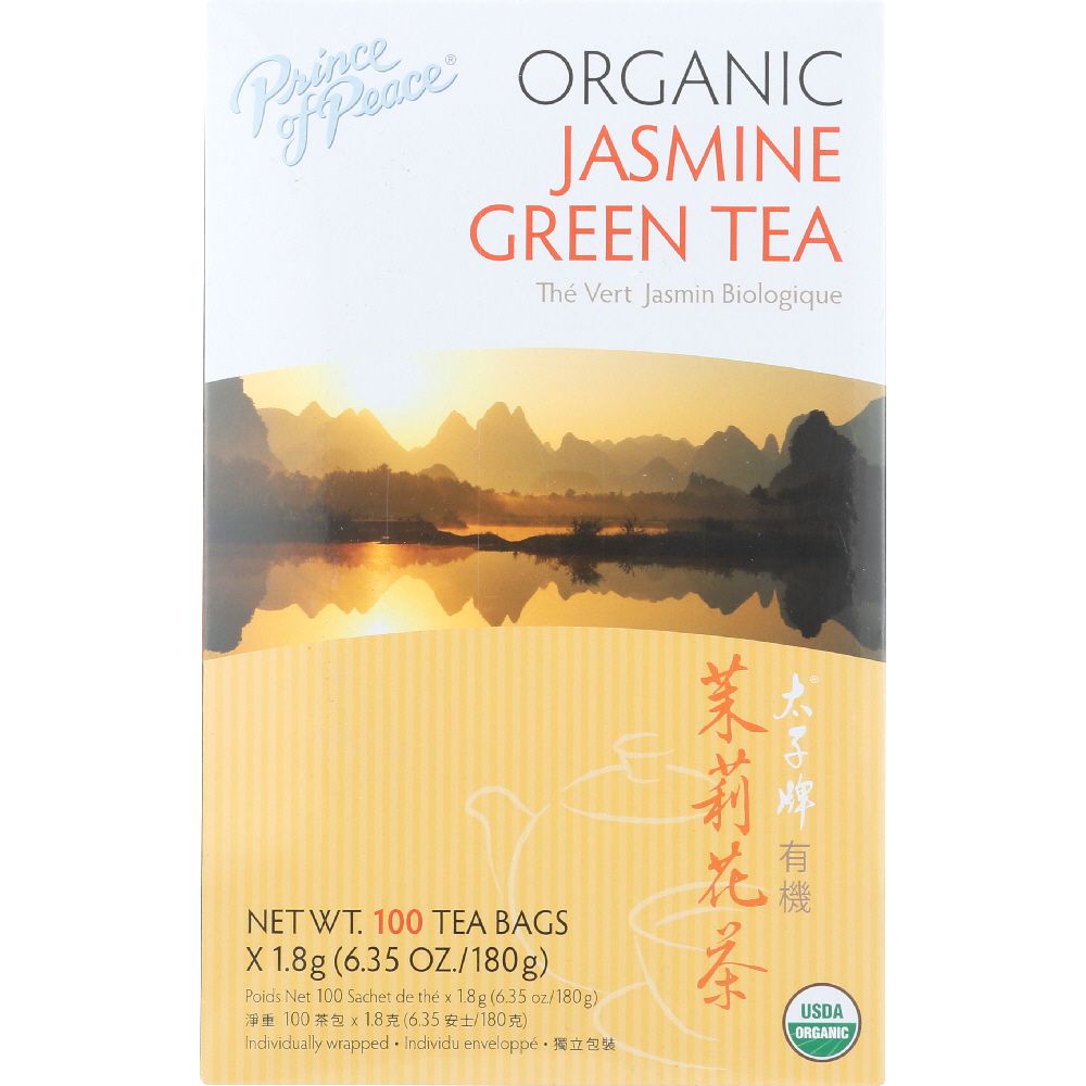 PRINCE OF PEACE: Organic Jasmine Green Tea, 100 bg