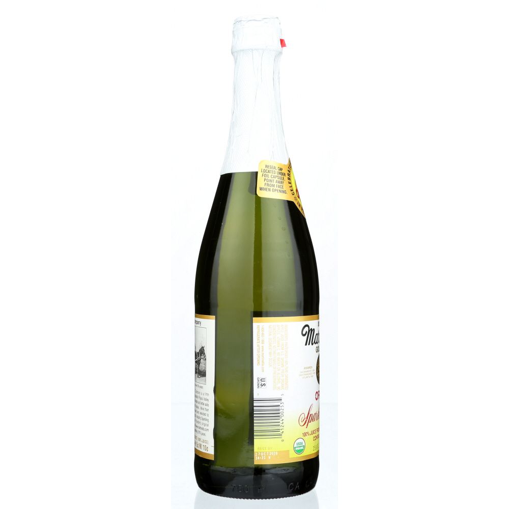 MARTINELLI: Organic Sparkling Cider Juice, 25.4 fo