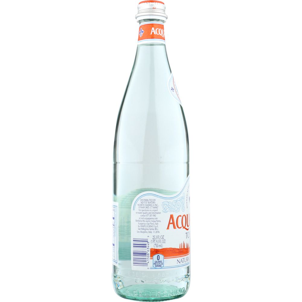 ACQUA PANNA: Panna Water 750 ml Glass, 25.36 fl oz