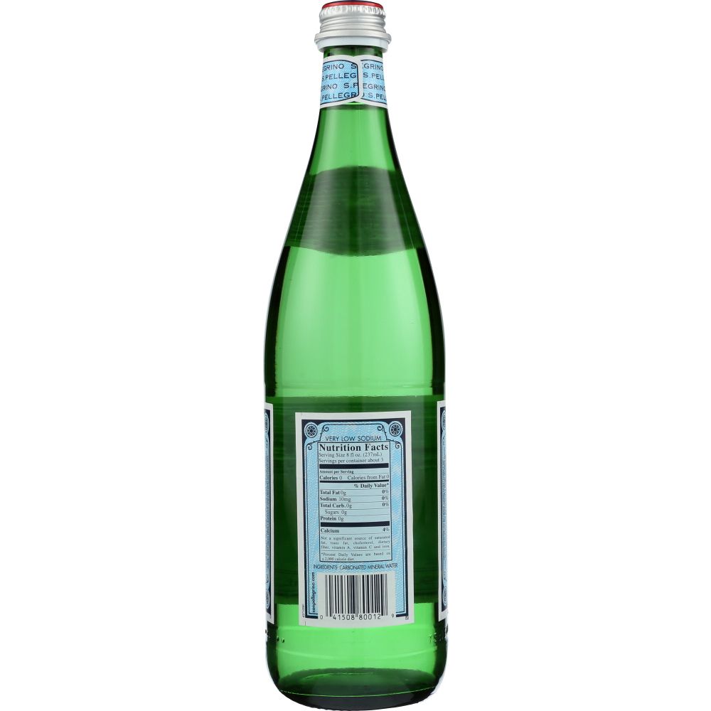 SAN PELLEGRINO: Sparkling Natural Mineral Water, 750 ml