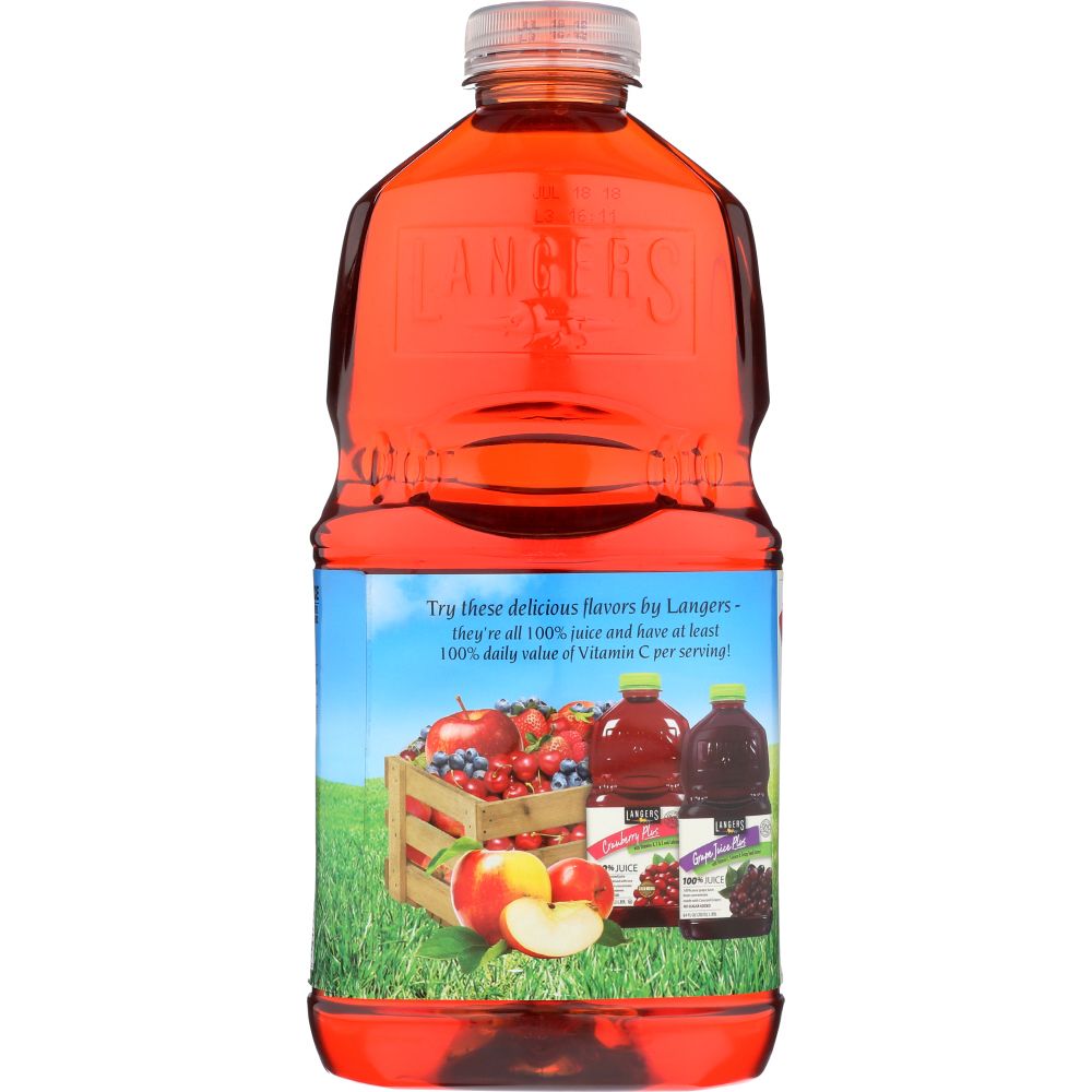 LANGERS: Juice 100% Apple Cranberry, 64 oz