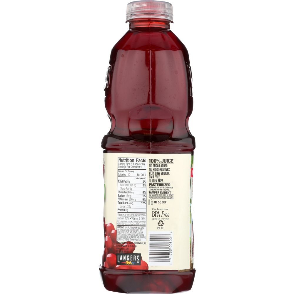 LANGERS: Cranberry Plus 100% Juice, 64 fl oz