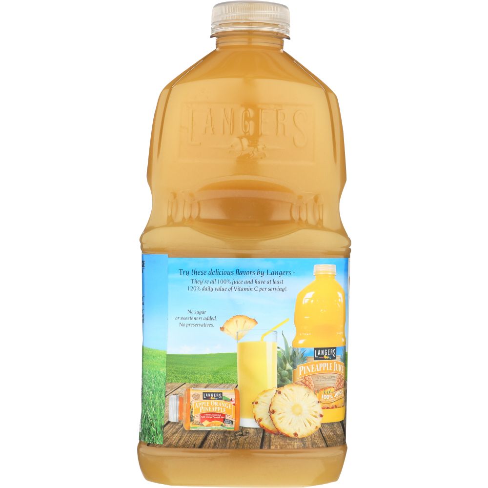 LANGERS: Pineapple Juice with Vitamin C, 64 fl oz