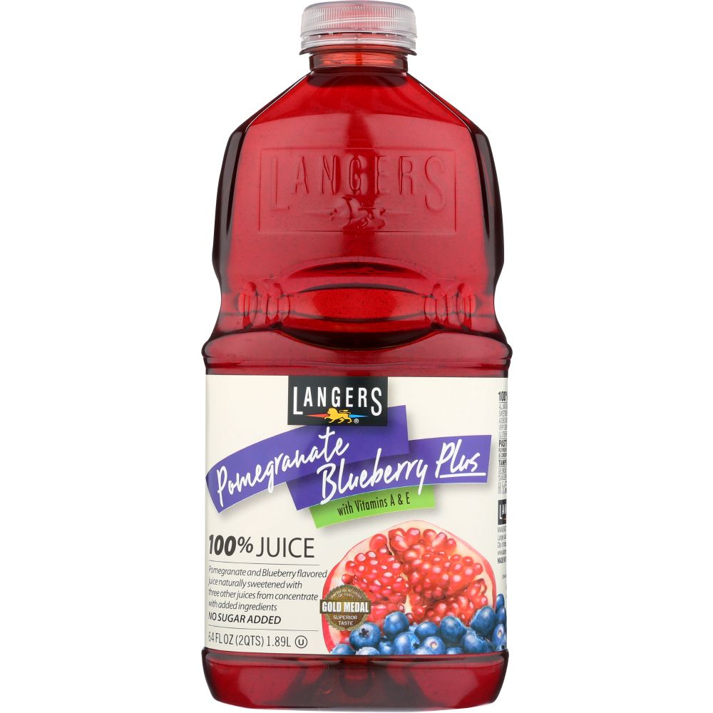 LANGERS: Juice Pomegranate Blueberry 100%, 64 fo