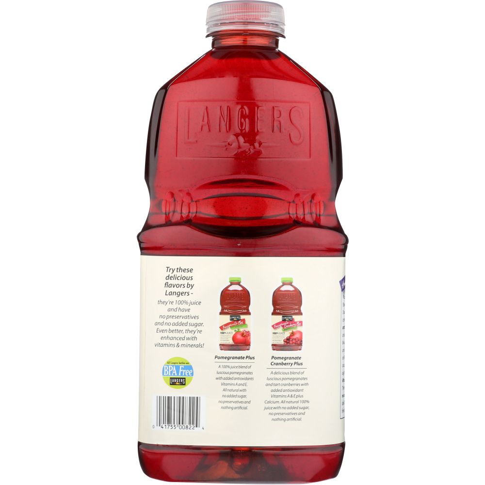 LANGERS: Juice Pomegranate Blueberry 100%, 64 fo