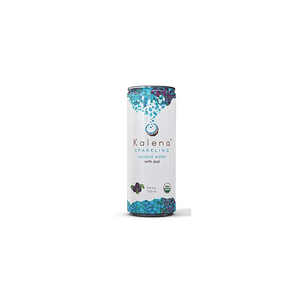 KALENA SPARKLING COCONUT WATER: Water Coconut Sparkling Acai, 10.8 fo